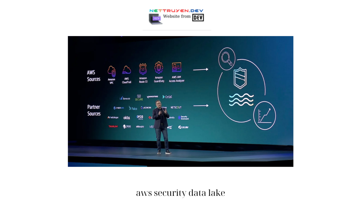 aws security data lake